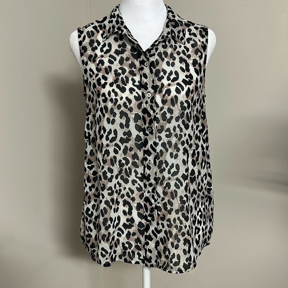 Animal Print Blouse